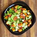 Avocado and butternut squash salad - a harmony of creamy and sweet flavors!" Descriptio
