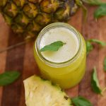 Yummy-N-Fresh Restaurant, Kigali - a glass of refreshing pineapple mint juice